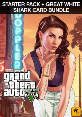 Picture of GRAND THEFT AUTO V: PREMIUM EDITION & Great White Shark Card Bundle
