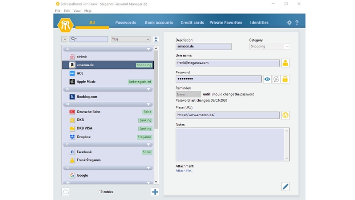  Afbeelding van Steganos Privacy Suite 22