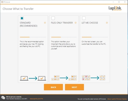  Afbeelding van Laplink PCmover Express v11 - 1 User
