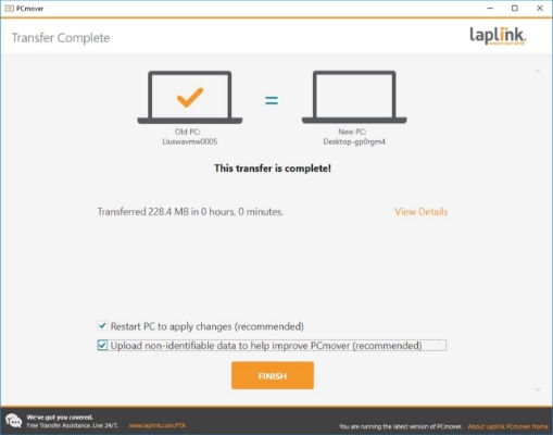 Picture of Laplink PCmover Home v11 - 1 User