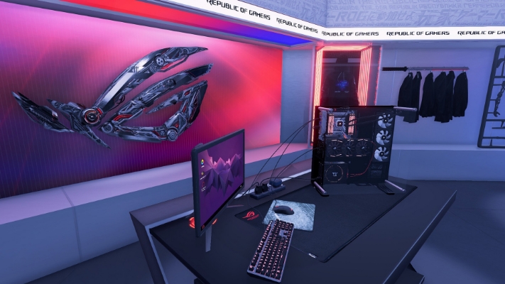 Resim PC Building Simulator - Republic of Gamers Workshop