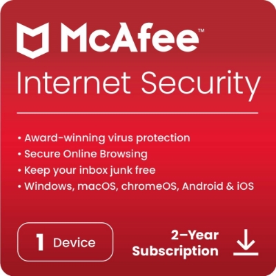 McAfee Internet Security, 1 Device 2 Years