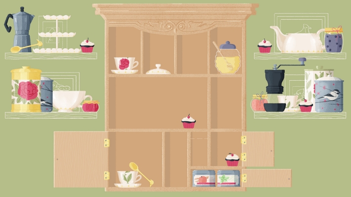 Picture of A Little to the Left: Cupboards & Drawers