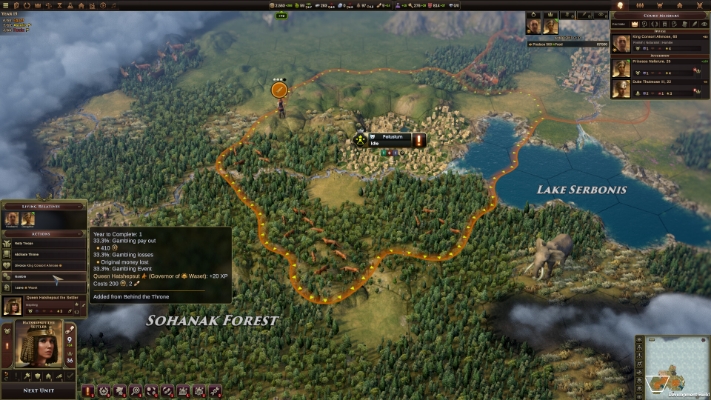  Obraz Old World - Behind the Throne