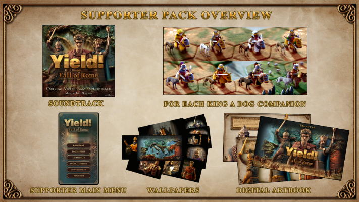 Bild von Yield! Fall of Rome - Supporter Pack