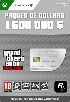  Afbeelding van GTA Online Great White Shark Cash Card (Xbox Series X|S)