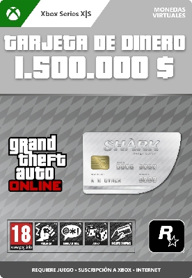  Afbeelding van GTA Online Great White Shark Cash Card (Xbox Series X|S)
