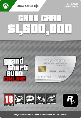  Afbeelding van GTA Online Great White Shark Cash Card (Xbox Series X|S)