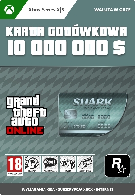  Afbeelding van GTA Online Megalodon Shark Cash Card (Xbox Series X|S)