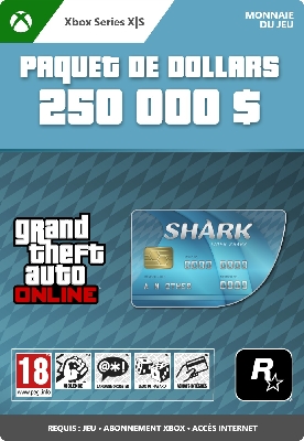  Afbeelding van GTA Online Tiger Shark Cash Card (Xbox Series X|S)