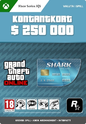  Afbeelding van GTA Online Tiger Shark Cash Card (Xbox Series X|S)