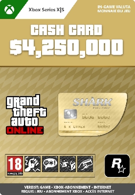  Afbeelding van GTA Online Whale Shark Cash Card (Xbox Series X|S)