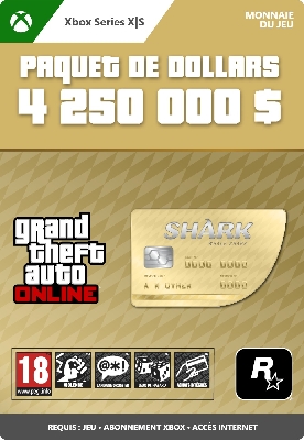  Afbeelding van GTA Online Whale Shark Cash Card (Xbox Series X|S)