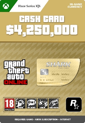  Afbeelding van GTA Online Whale Shark Cash Card (Xbox Series X|S)