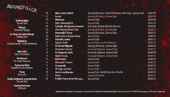  Afbeelding van 2Dark Official Soundtrack and Artbook