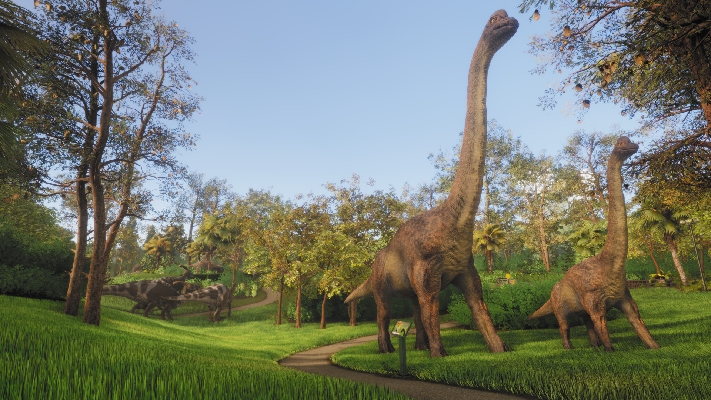  Afbeelding van Lawn Mowing Simulator - Dino Safari