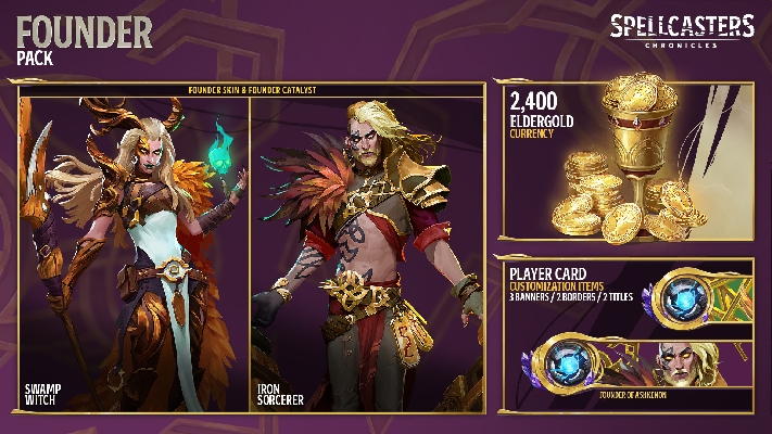  Afbeelding van Spellcasters Chronicles - FOUNDER PACK